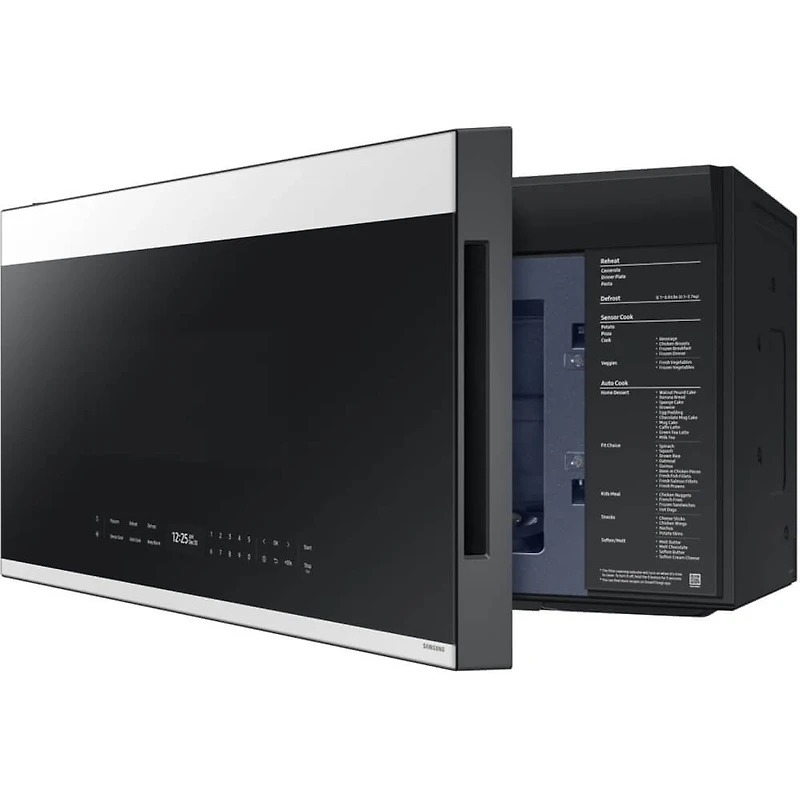 2.1 Cu. Ft. White Glass Over-the-Range Microwave