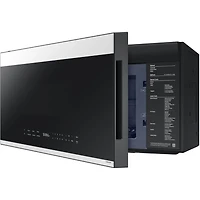 2.1 Cu. Ft. White Glass Over-the-Range Microwave