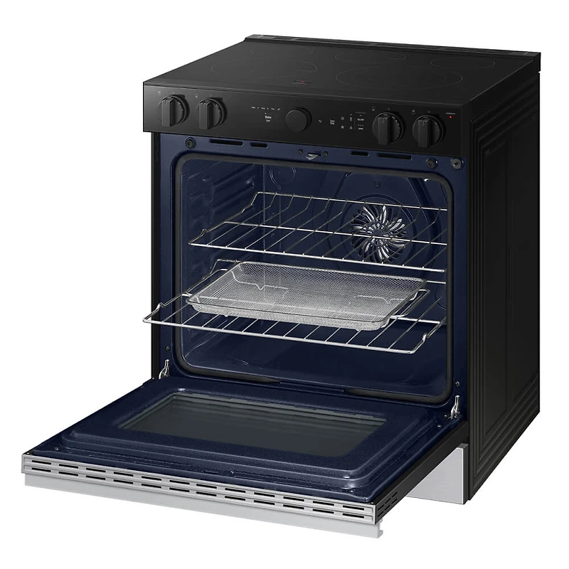 6.3 Cu. Ft. Bespoke Stainless Steel Smart Slide-in Electric Range