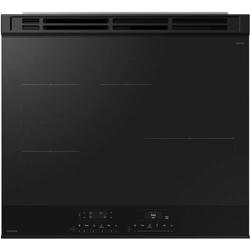 6.3 Cu. Ft. Bespoke Stainless Slide-In Electric Induction Range