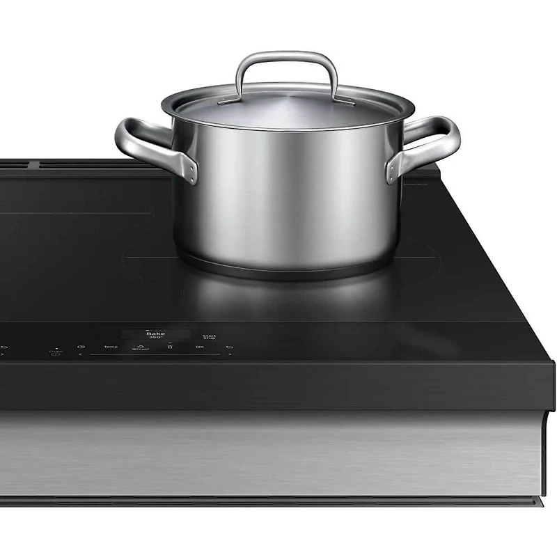 6.3 Cu. Ft. Bespoke Stainless Slide-In Electric Induction Range