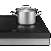 6.3 Cu. Ft. Bespoke Stainless Slide-In Electric Induction Range