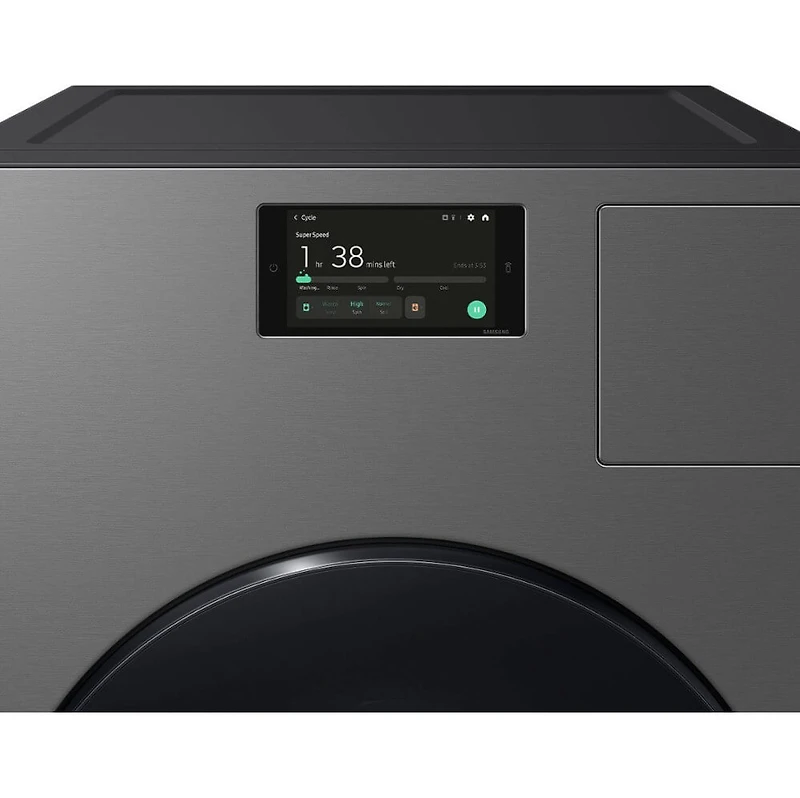 Bespoke 5.3 Cu. Ft. Dark Steel Front Load All-In-One Washer/Dryer Combo