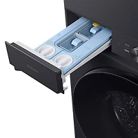 4.6/7.6 Cu. Ft. Brushed Black Bespoke AI Stacked Washer/Dryer