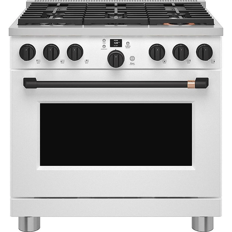 36 inch Flat Black Handle and Knob Set for Pro Range and Rangetop