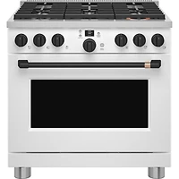 36 inch Flat Black Handle and Knob Set for Pro Range and Rangetop