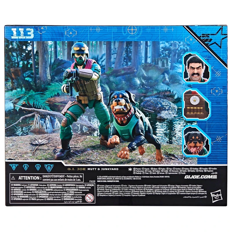 6 inch G.I. Joe Classified Series #113, Mutt & Junkyard Action Figure