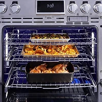6.3 Cu. Ft. Stainless Steel Dual-Fuel Freestanding Pro Range