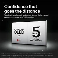 55 inch Class G4 Series OLED evo 4K Smart TV - OPEN BOX