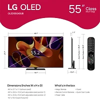 55 inch Class G4 Series OLED evo 4K Smart TV - OPEN BOX
