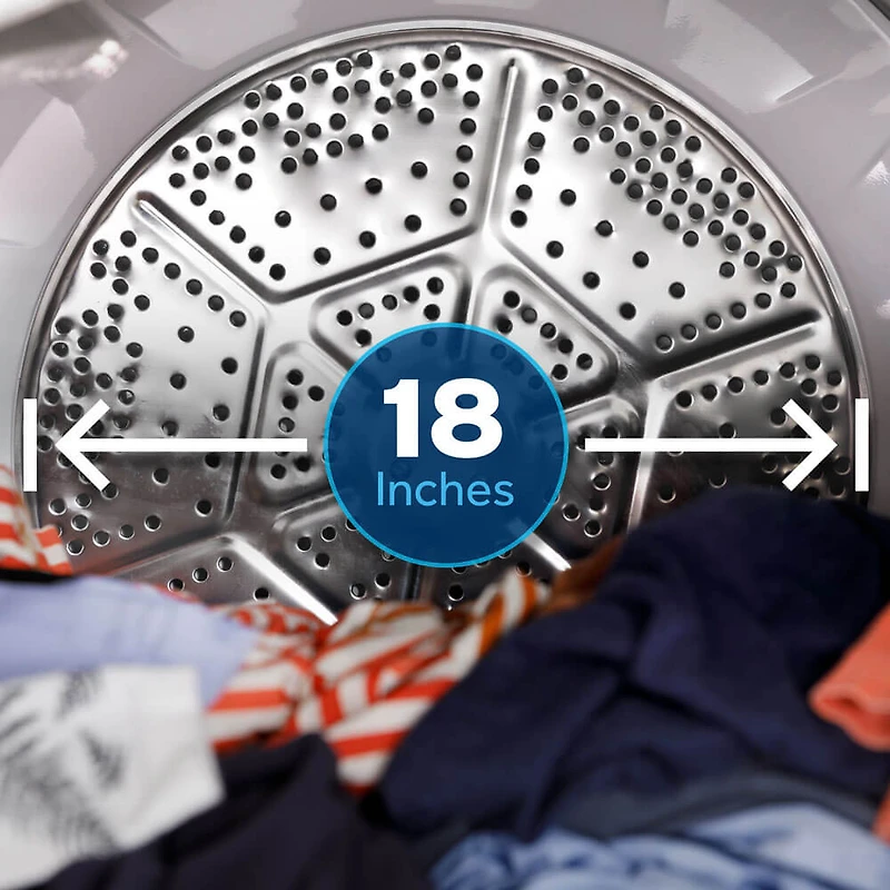 7.2 Cu. Ft. White Top Load Electric Dryer