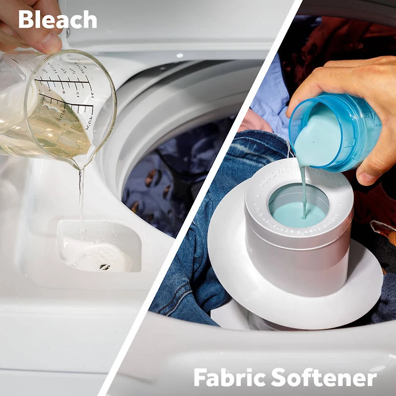 4.3 Cu. Ft. White Top Load Washer with Stainless Steel Basket