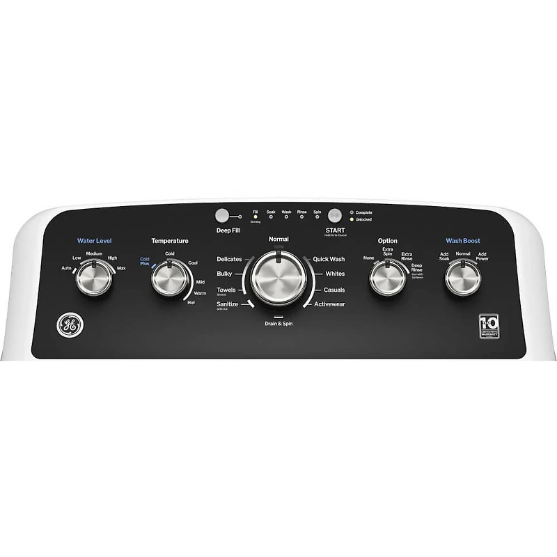 4.5 Cu. Ft. High Efficiency White Top Load Washer