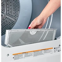 6.2 Cu. Ft. White Electric Dryer with Auto Dry