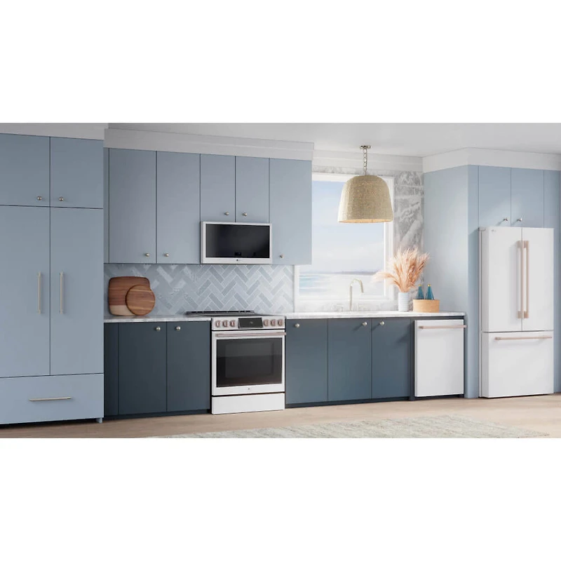 26.5 Cu. Ft. White Counter-Depth 3-Door French Door Smart Refrigerator