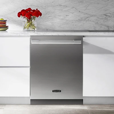 40 dBA Stainless Steel Top Control Smart Dishwasher with PowerSteam