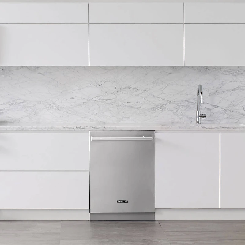 40 dBA Stainless Steel Top Control Smart Dishwasher with PowerSteam