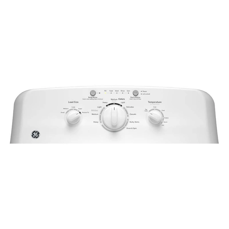 4 Cu. Ft. White Top Load Washer with Stainless Steel Basket - OPEN BOX