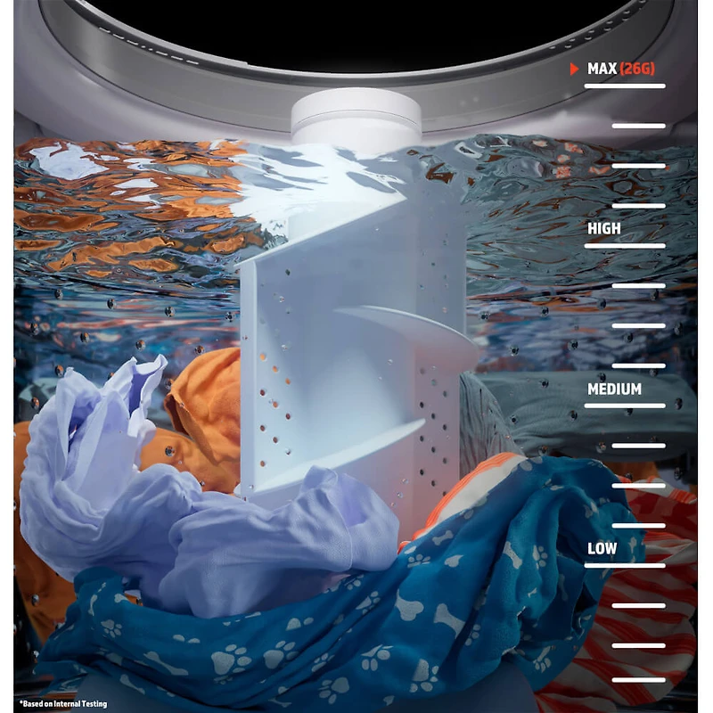 4 Cu. Ft. White Top Load Washer with Stainless Steel Basket - OPEN BOX