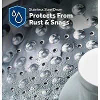 4 Cu. Ft. White Top Load Washer with Stainless Steel Basket - OPEN BOX