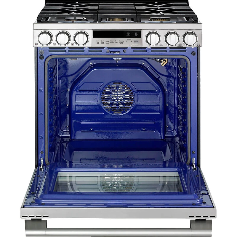 6.3 Cu. Ft. Stainless Freestanding Smart Gas Range