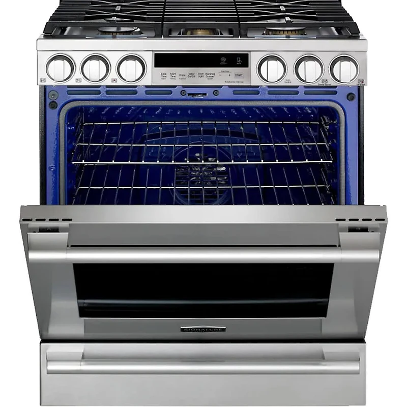 6.3 Cu. Ft. Stainless Freestanding Smart Gas Range