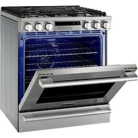 6.3 Cu. Ft. Stainless Freestanding Smart Gas Range
