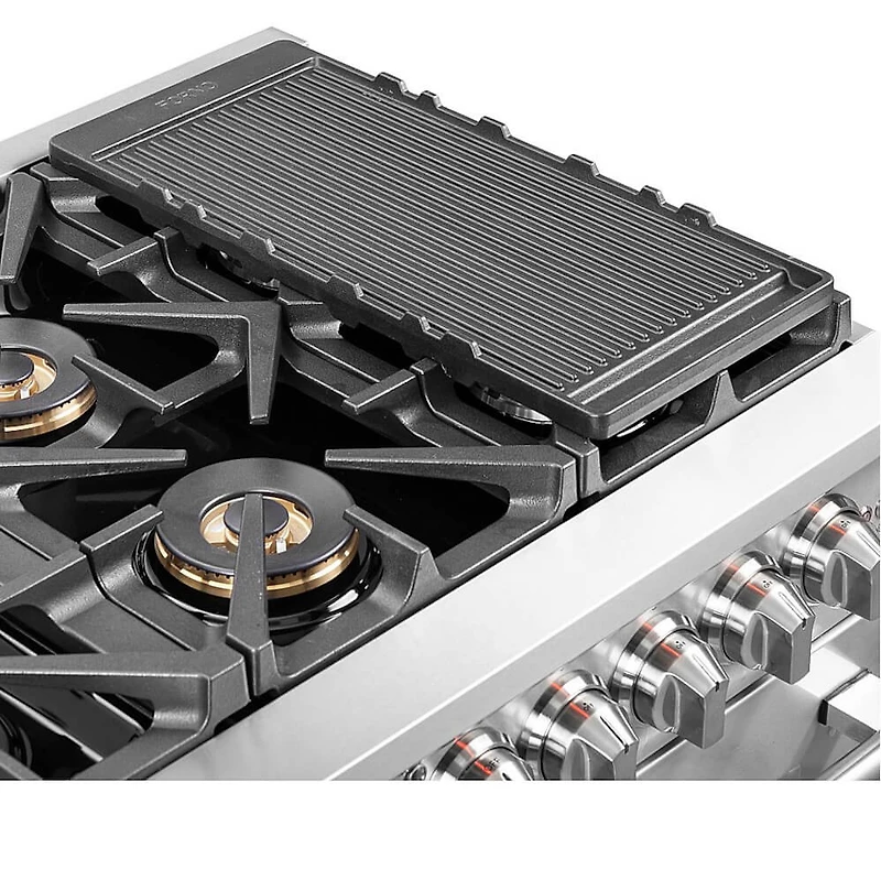 6.58 Cu. Ft. Stainless Steel Freestanding Double Oven Dual Fuel Range