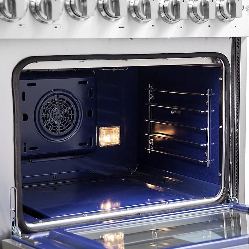 6.58 Cu. Ft. Stainless Steel Freestanding Double Oven Dual Fuel Range