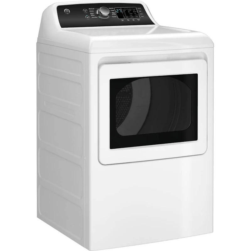 7.4 Cu. Ft. White on White Top Load Electric Dryer