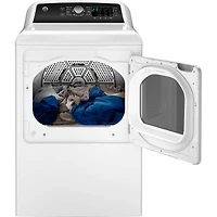 7.4 Cu. Ft. White on White Top Load Electric Dryer
