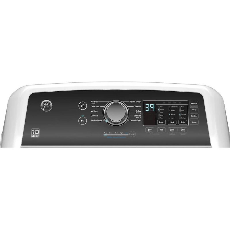 4.5 Cu. Ft. White on White Top Load Washer