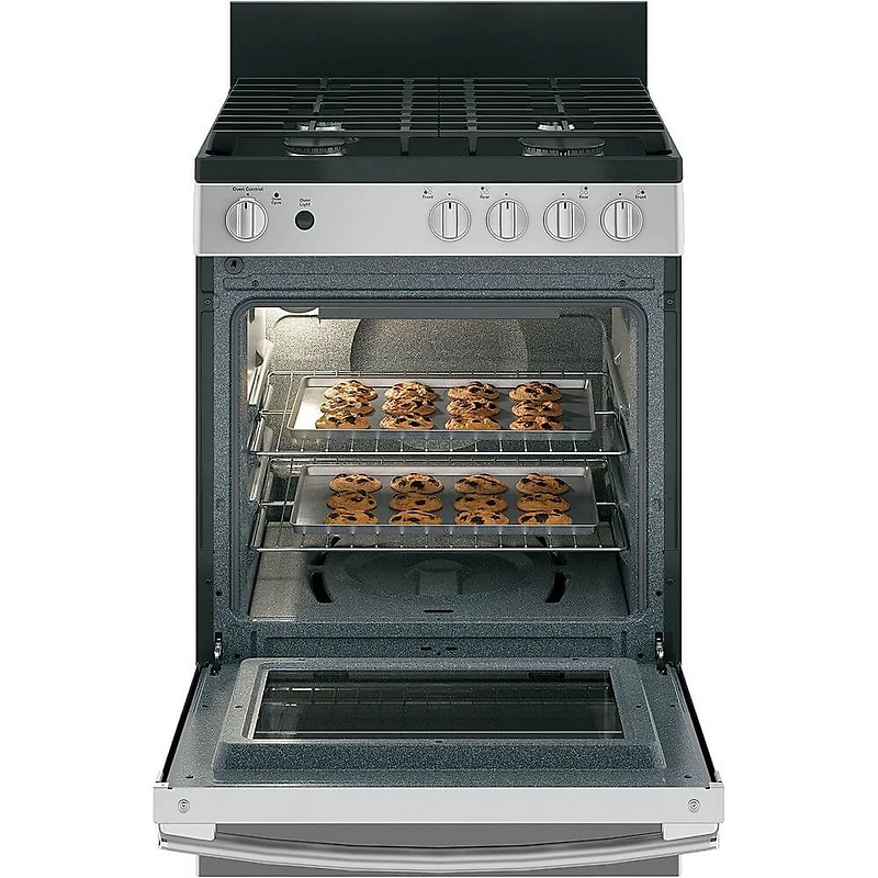 2.9 Cu. Ft. Stainless Steel Freestanding Gas Range