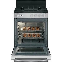 2.9 Cu. Ft. Stainless Steel Freestanding Gas Range