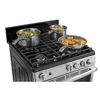2.9 Cu. Ft. Stainless Steel Freestanding Gas Range