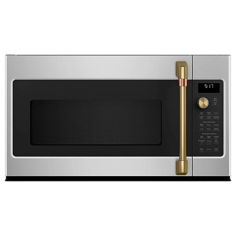 Microwave and Dial Kit for Cafe Microwave Oven - Brushed Brass - OPEN BOX