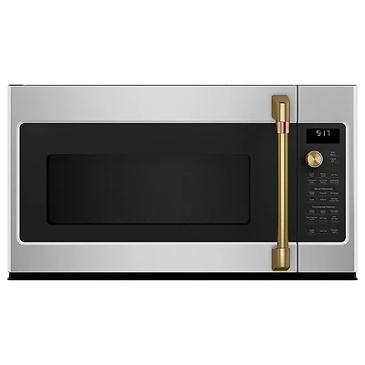 Microwave and Dial Kit for Cafe Microwave Oven - Brushed Brass - OPEN BOX