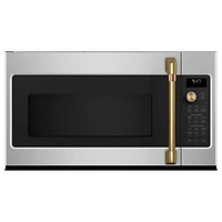 Microwave and Dial Kit for Cafe Microwave Oven - Brushed Brass - OPEN BOX