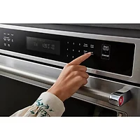30 inch PrintShield Stainless Convection Electric Double Wall Oven with Air Fry - OPEN BOX
