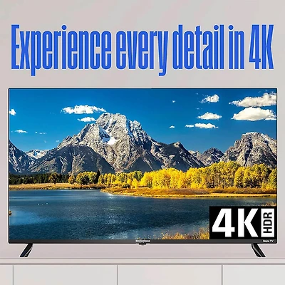 43 inch Edgeless 4K HD Roku TV - OPEN BOX