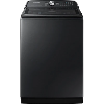 Brushed Black Smart Top Load Washer/Dryer Pair