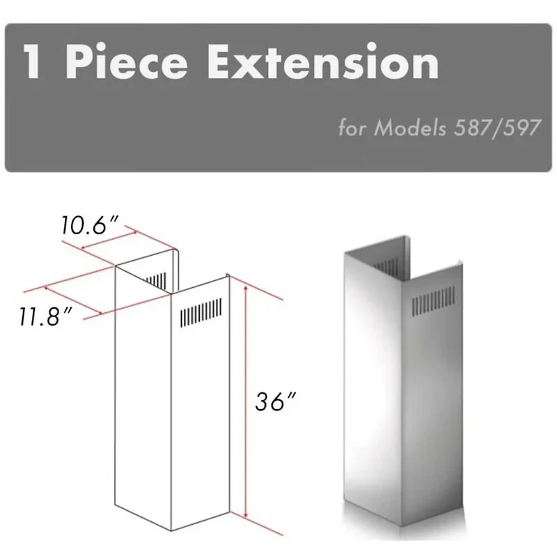 Ft. To 10 Ft. Adjustable Ceiling -Piece Stainless Chimney Extension Kit