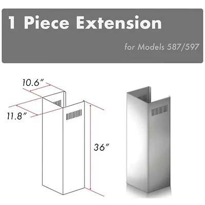 Ft. To 10 Ft. Adjustable Ceiling -Piece Stainless Chimney Extension Kit