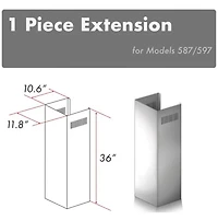 Ft. To 10 Ft. Adjustable Ceiling -Piece Stainless Chimney Extension Kit