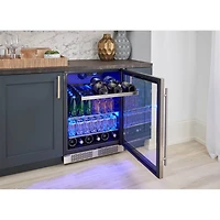 112 Can Silver Single Zone Beverage Cooler