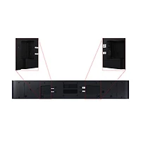 S-Series 5.0ch All-in-One Wireless Dolby Atmos Soundbar w/ Q-Symphony - OPEN BOX