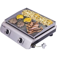 2 Burner Tabletop Gas Griddle