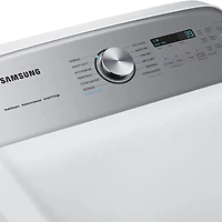 7.4 Cu. Ft. White Top Load High Efficiency Smart Electric Dryer