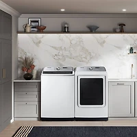 7.4 Cu. Ft. White Top Load High Efficiency Smart Electric Dryer