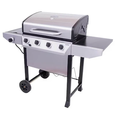 Thermos 4-Burner Portable Propane Grill - Stainless Steel - OPEN BOX